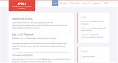 Desktop Screenshot of aphea.org